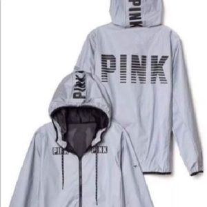 Vs Pink limited edition reflective Anorak size m/l